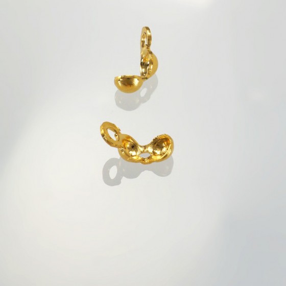 Ref. 182/2 Quetsch-Kalotten mit Oese