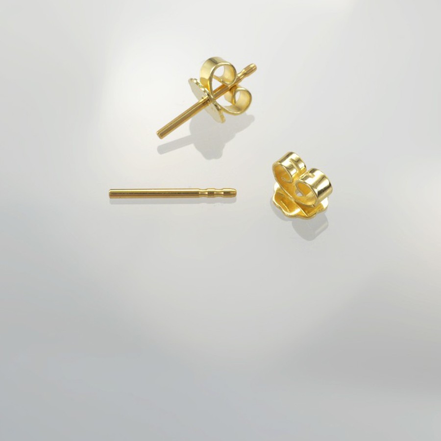 Ref. 212 Ohrstecker mit Grundplatte, Stift 1/13 mm