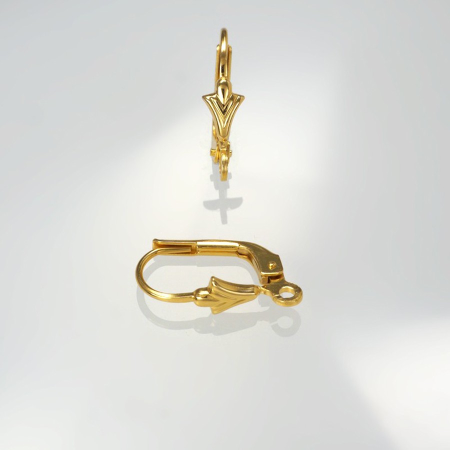 Ref. 273 Brisur mit Lilie, Oese längs