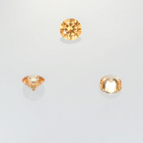 Ref. 936 Cubic Zirkonia Amber (TCF)