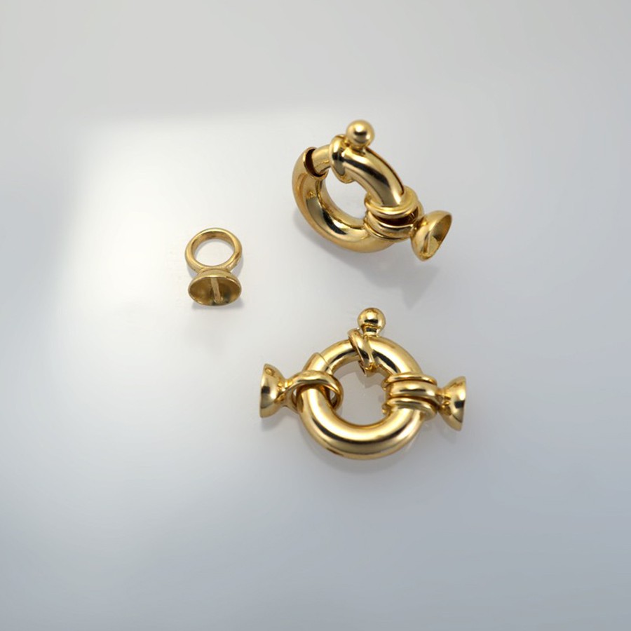 Ref. 143/1 Schmuck-Federringe mit Kapseln