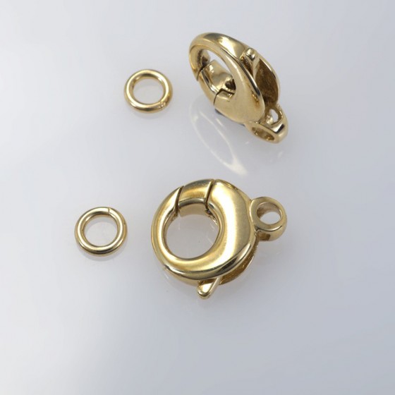 Ref. 117/1 Schmuck Karabiner rund mit Oese