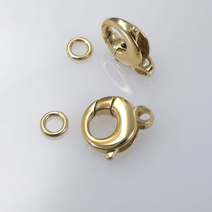 Ref. 117/1 Schmuck Karabiner rund mit Oese